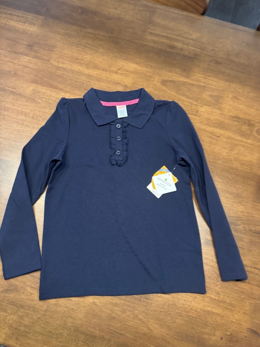 Gymboree girls navy polo size 8